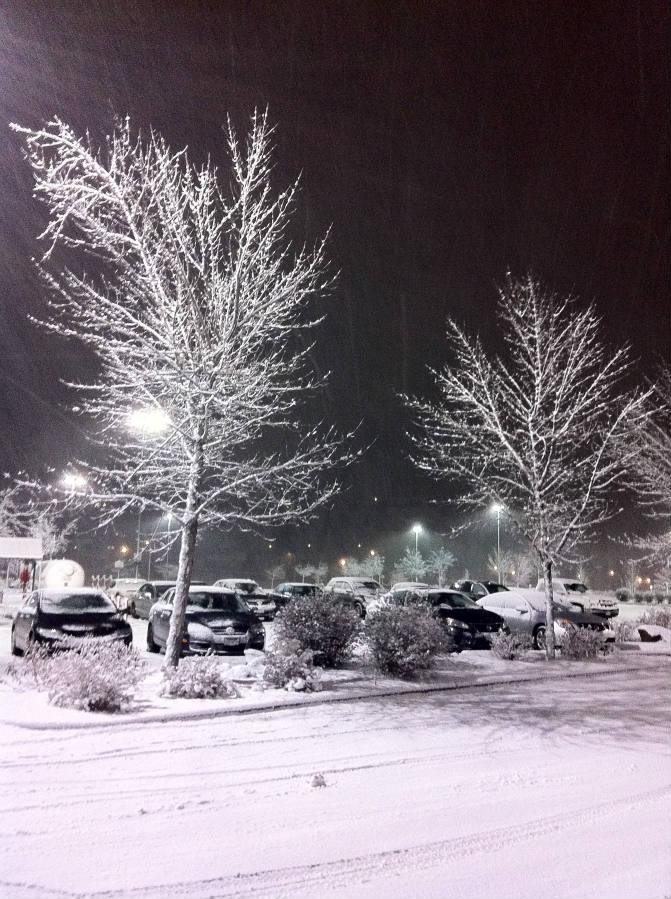 Solve Parking Lot at Costco 161 Kamloops jigsaw puzzle online with 35