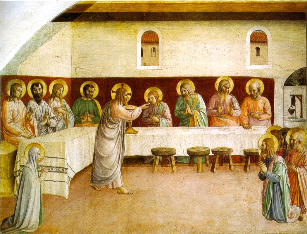 Solve Fra Angelico's Communion with the Apostles, 1440-41 Fresco ...