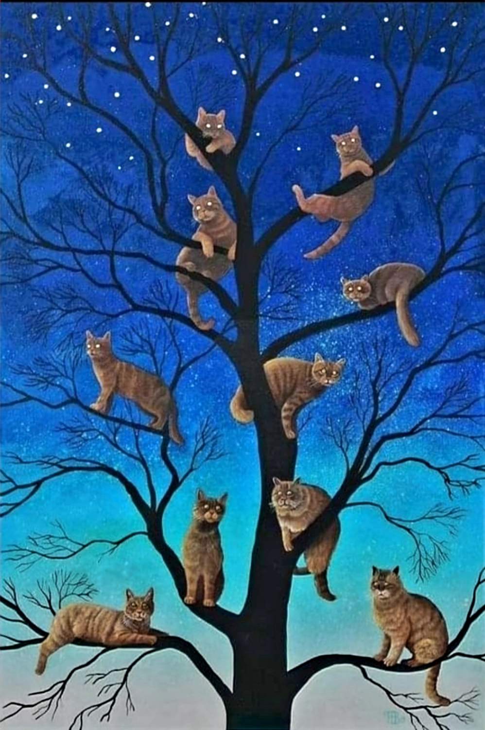 Solve The Cat Tree jigsaw puzzle online with 450 pieces