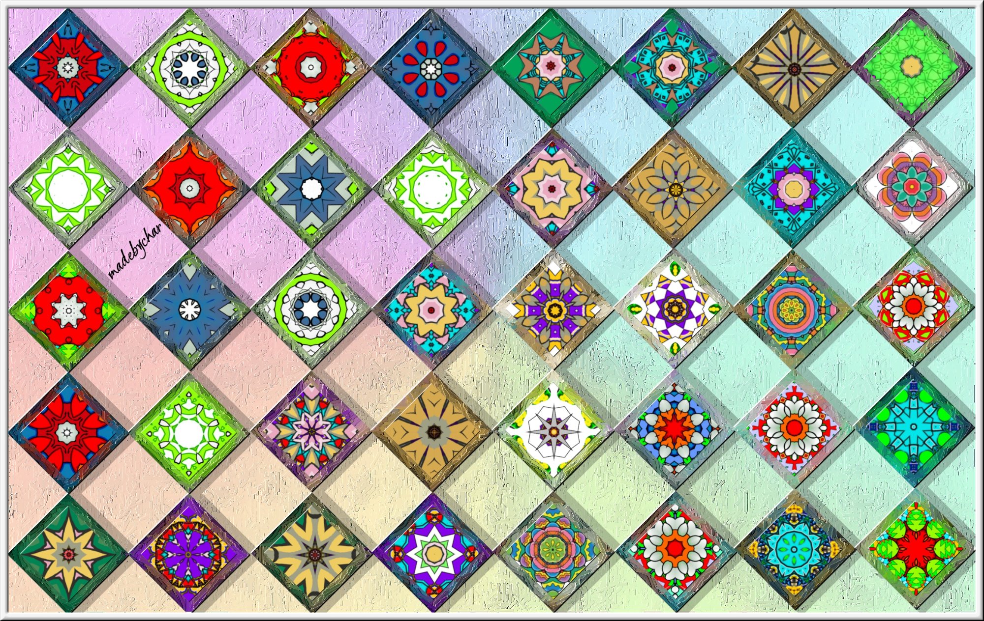 Solve Pattern Parade... jigsaw puzzle online with 198 pieces