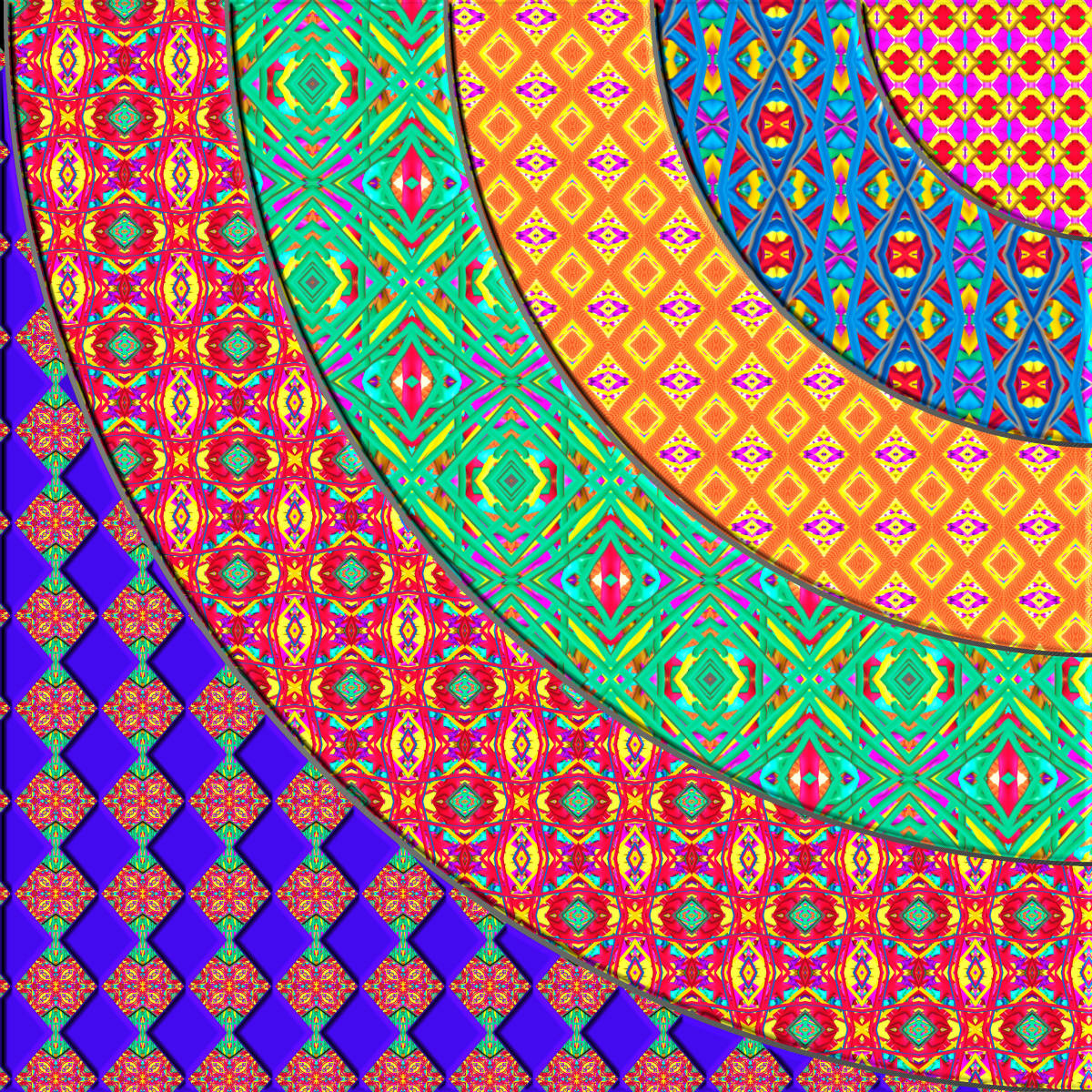 Solve RADIATING PATTERNS jigsaw puzzle online with 400 pieces