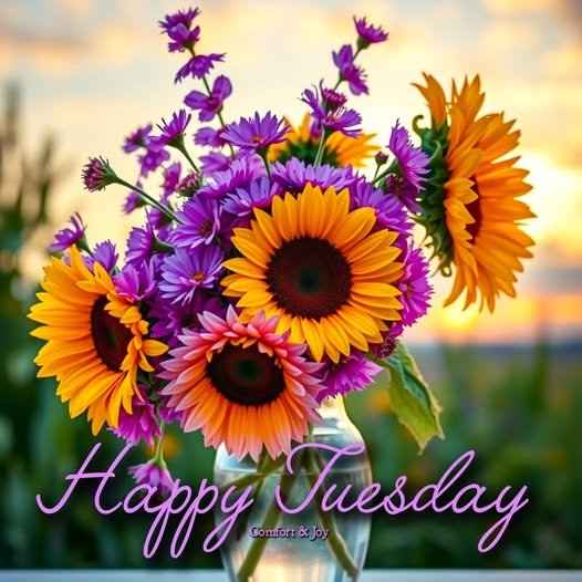 Solve Good Morning - Happy Tuesday! jigsaw puzzle online with 64 pieces