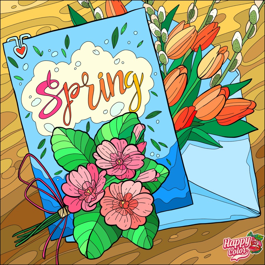 Welcom Spring Puzzle Solve Welcome to Spring! jigsaw puzzle online with 64 pieces